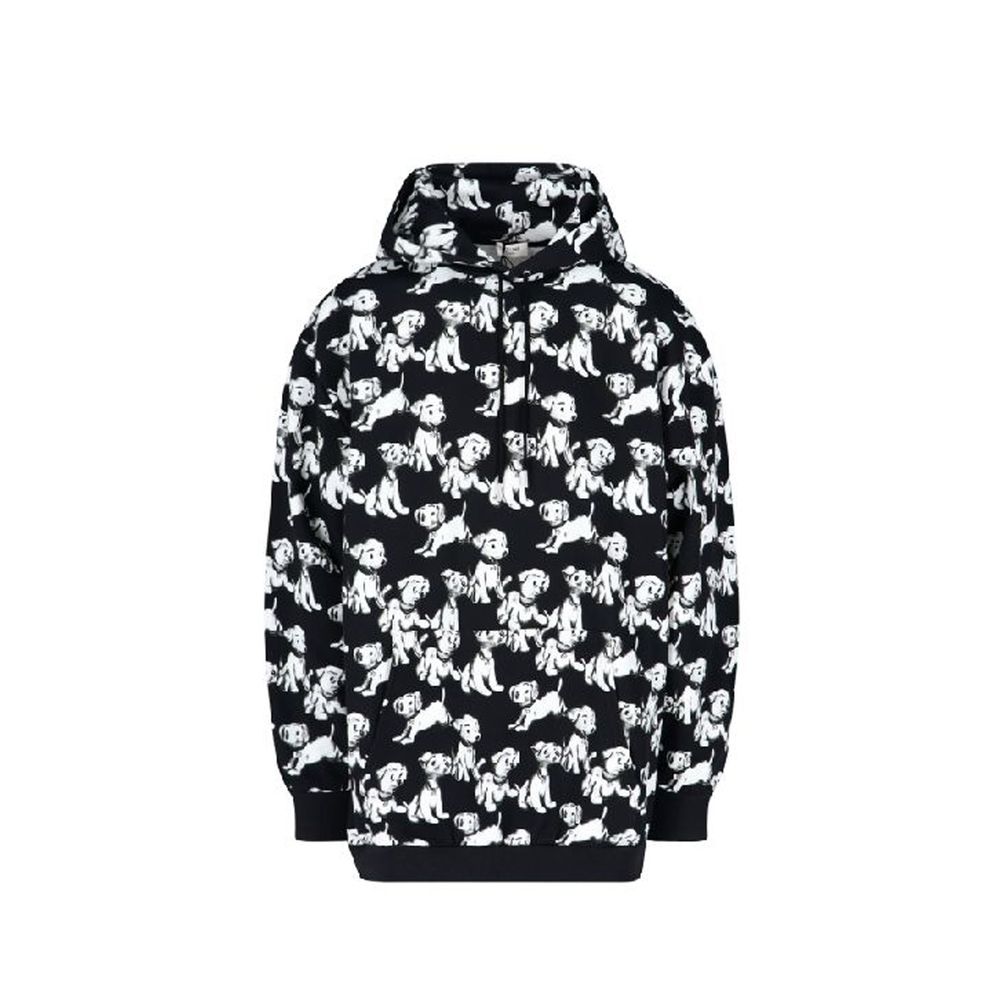 Celine Black Cotton Sweatshirt Celine