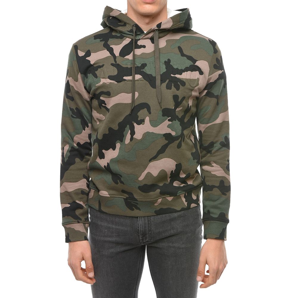 Valentino Bicolor Cotton Sweatshirt Valentino