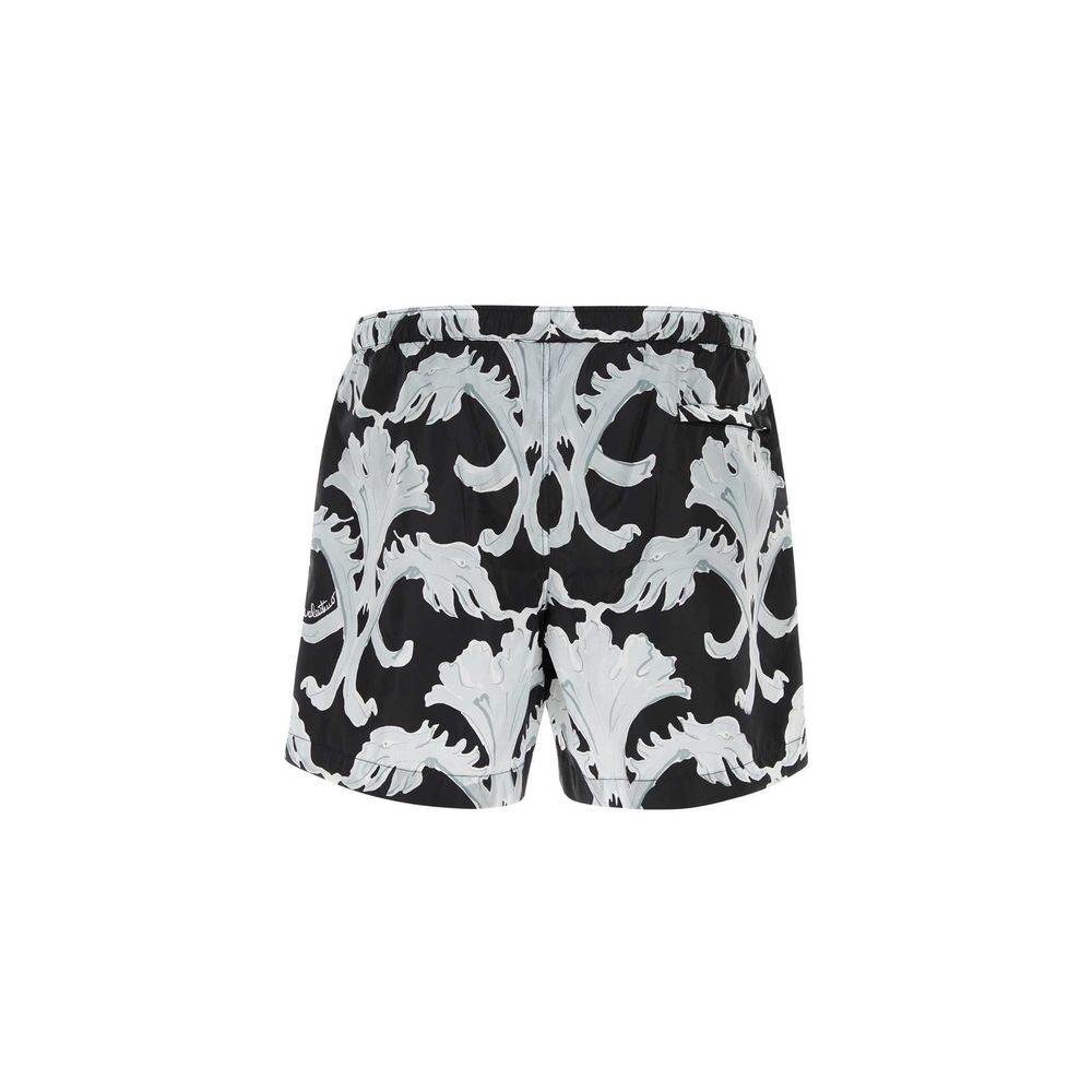 Valentino Black Polyamide Shorts Valentino