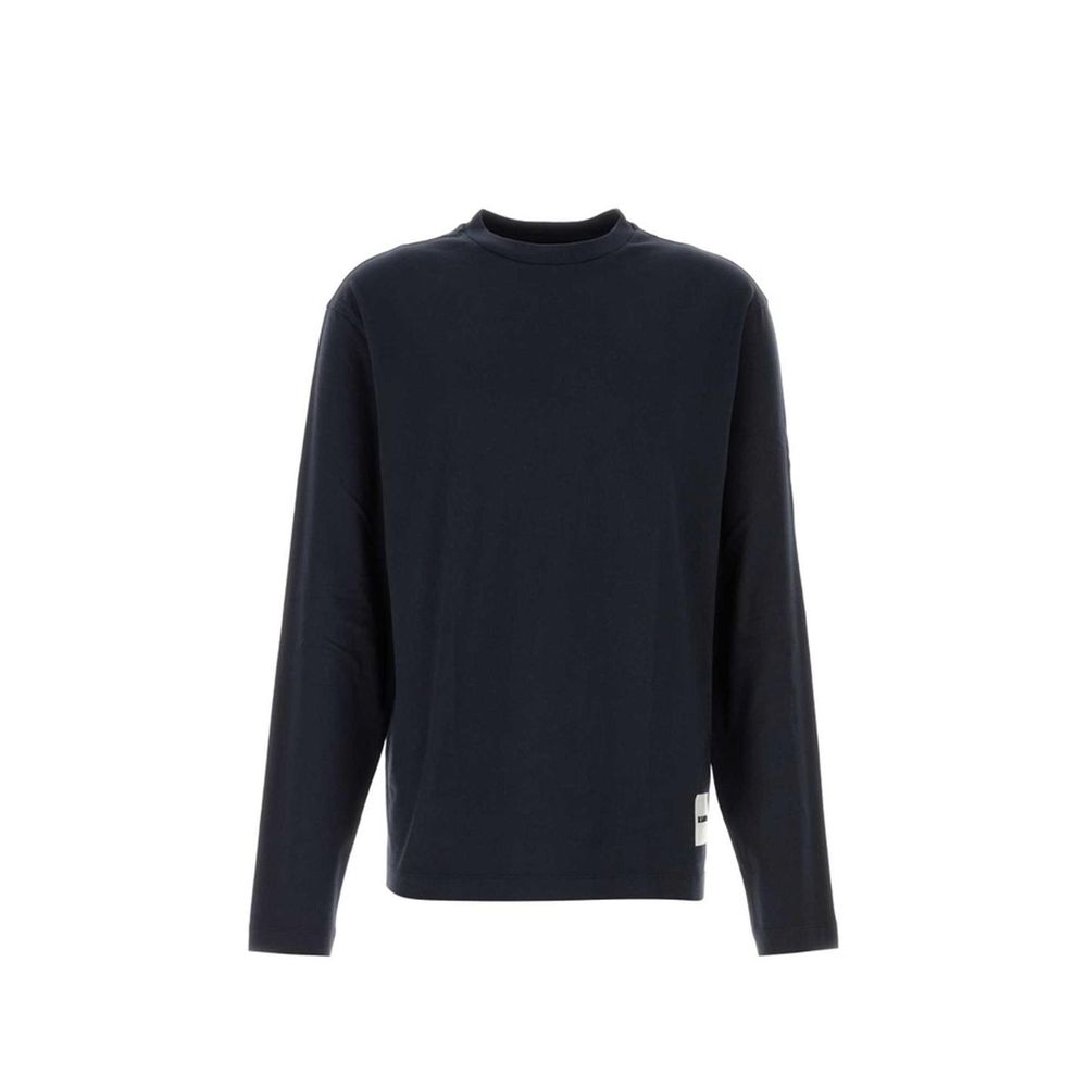 Jil Sander White Cotton Long Sleeve T-Shirt Jil Sander