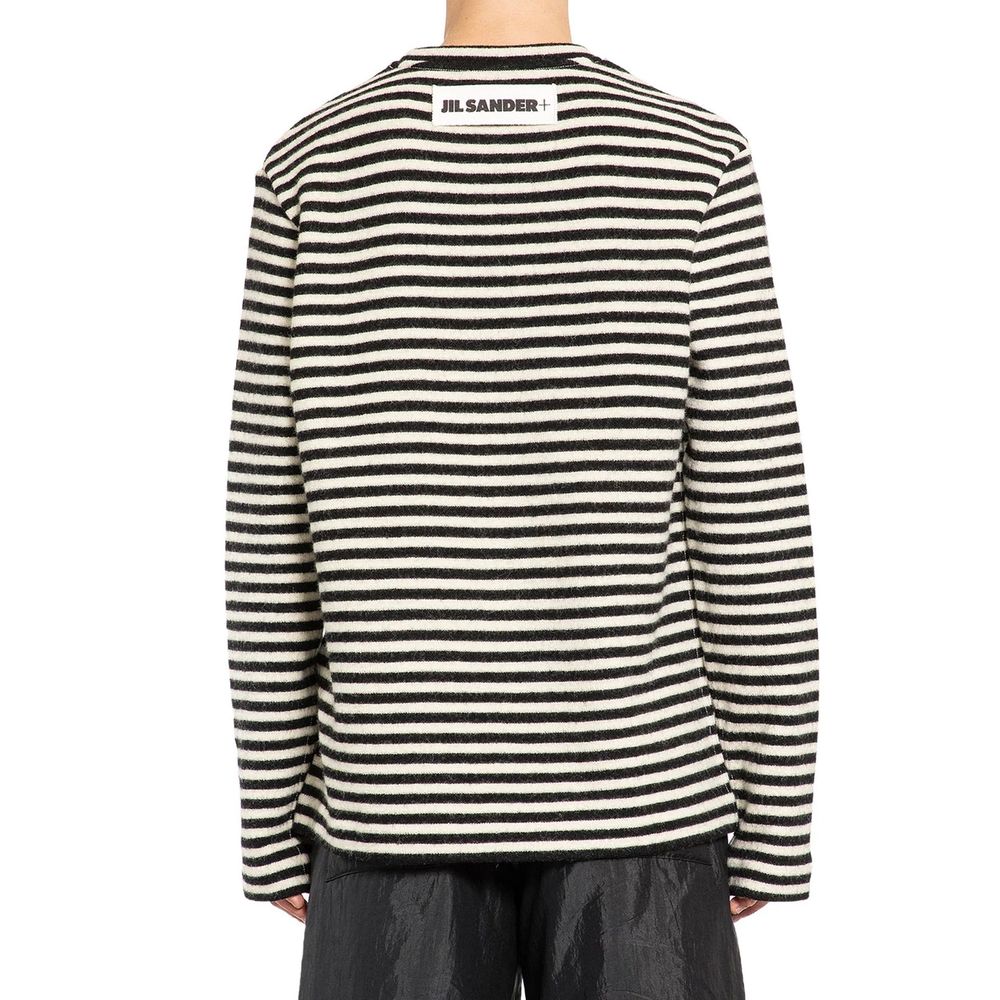 Jil Sander White Wool Long Sleeve T-Shirt Jil Sander