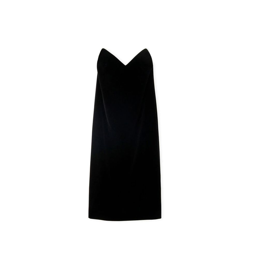 Loewe Black Cotton Cocktail Dress Loewe