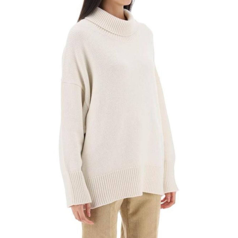 Chloé White Cashmere Turtleneck Chloé