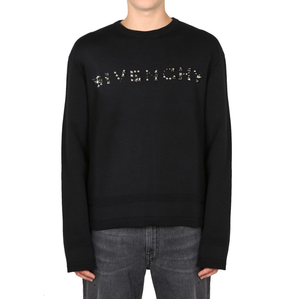 Givenchy Black Cotton Sweatshirt Givenchy