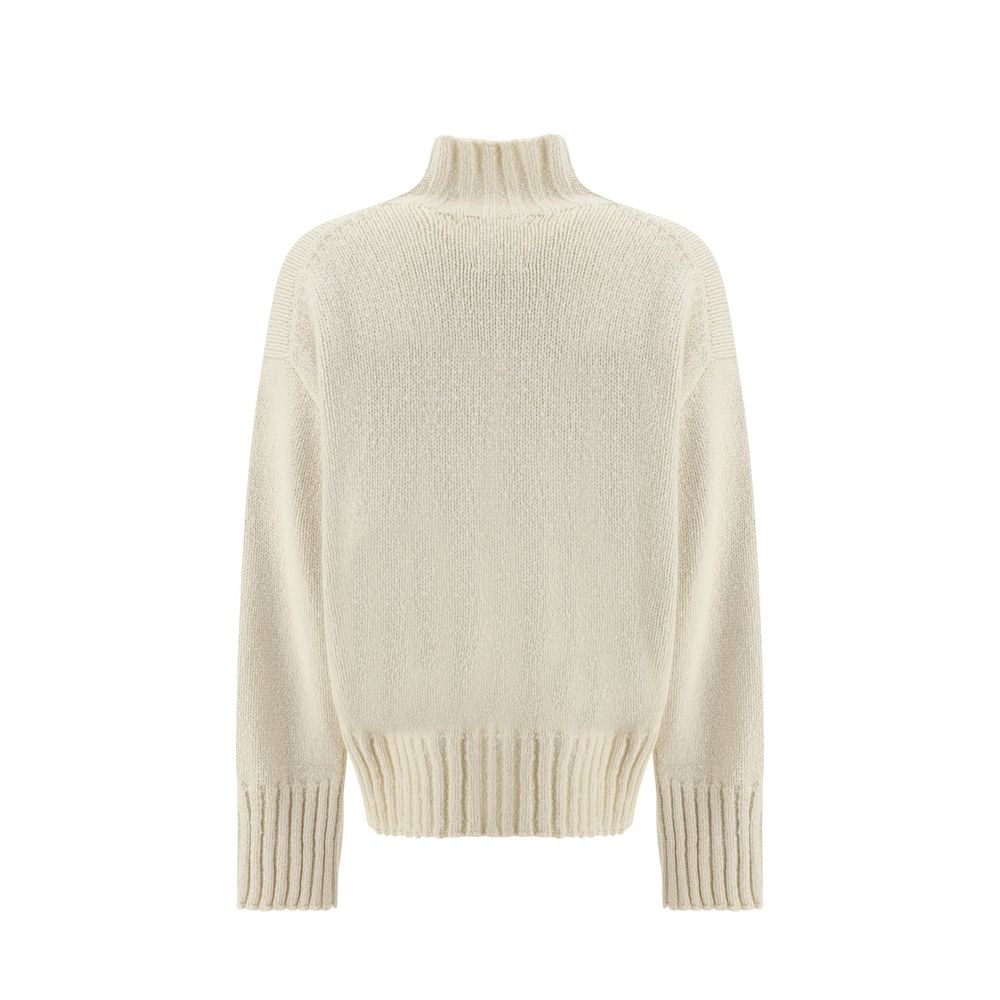 Jil Sander White Silk Sweatshirt Jil Sander