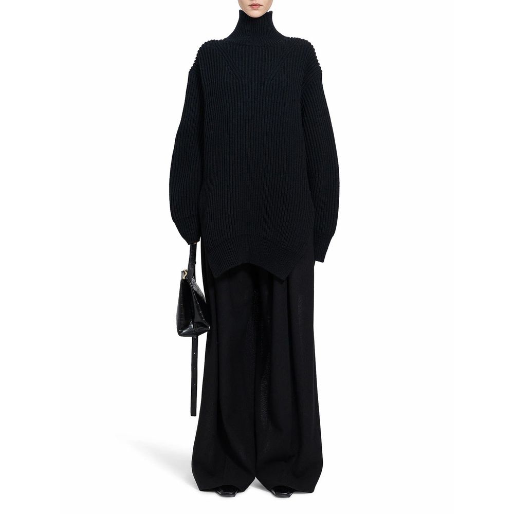 Jil Sander Black Wool Turtleneck Jil Sander