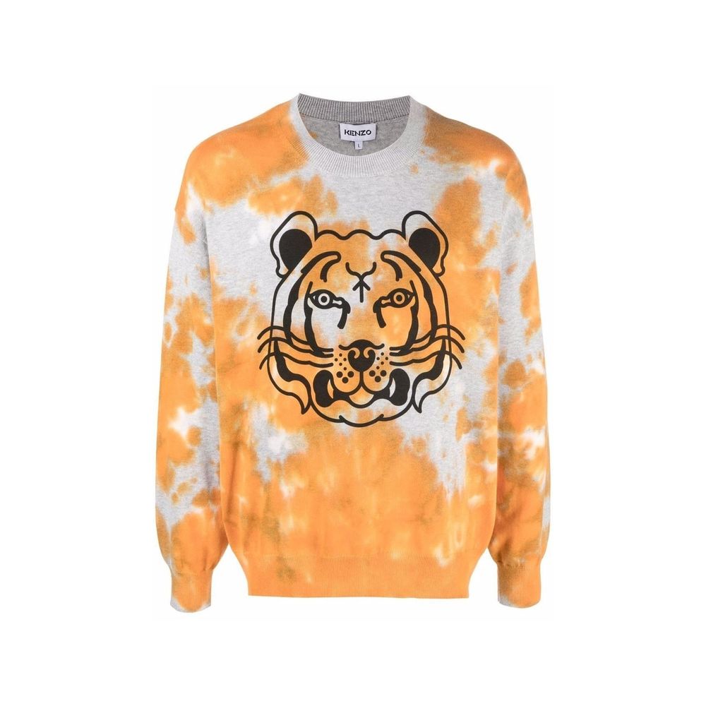 Kenzo Orange Cotton Sweatshirt Kenzo