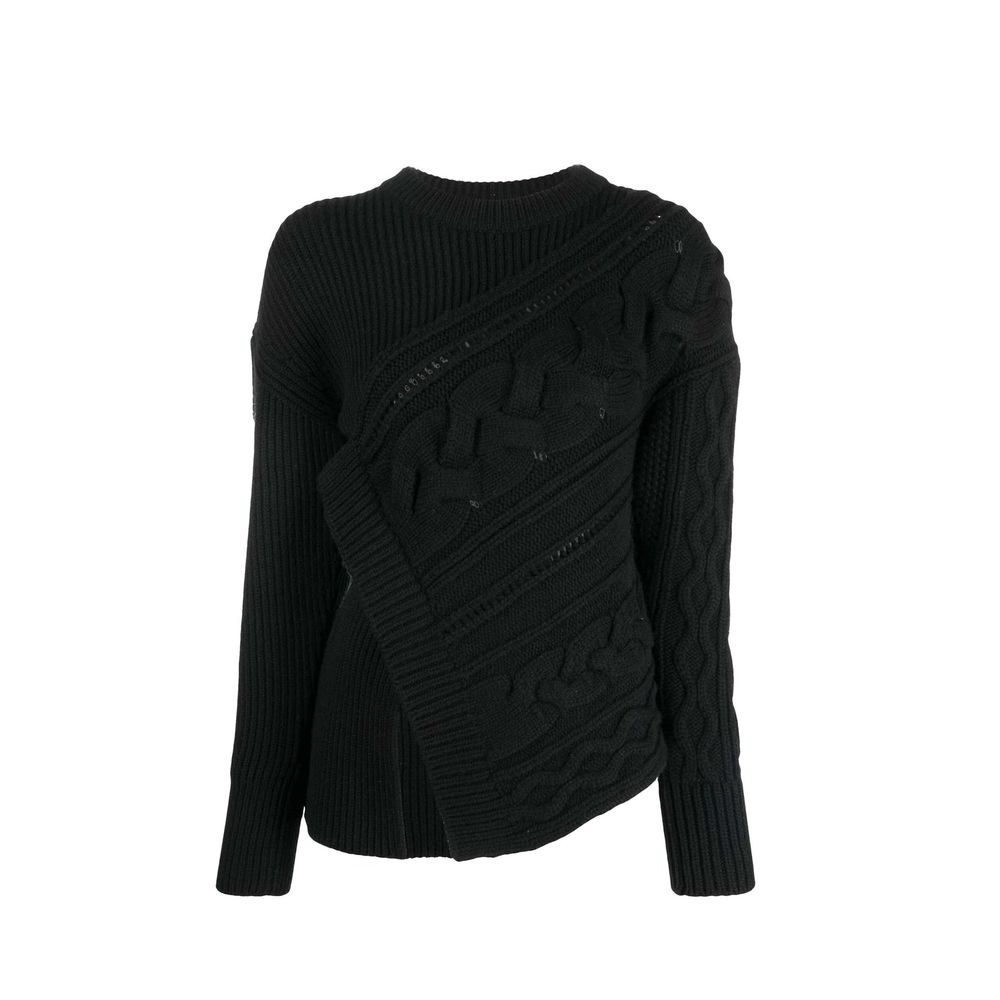 Alexander McQueen Black Wool Sweatshirt Alexander McQueen