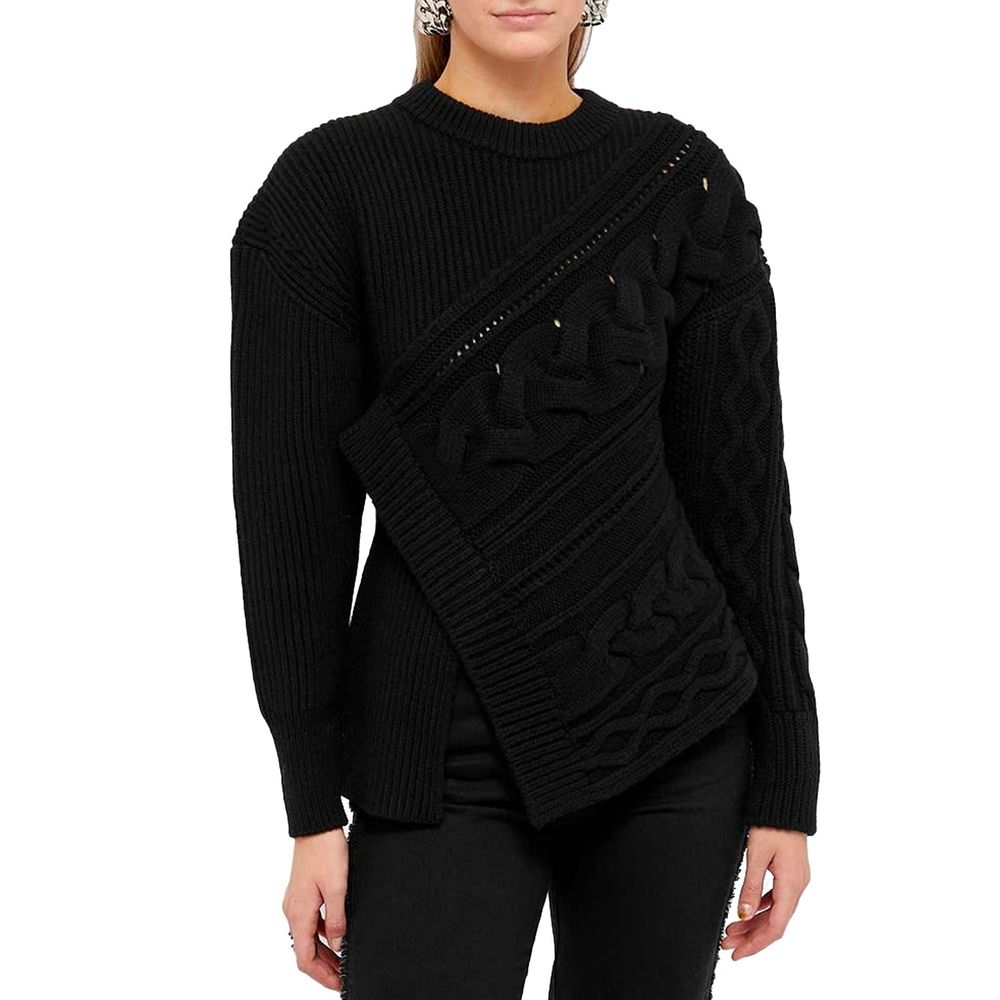 Alexander McQueen Black Wool Sweatshirt Alexander McQueen