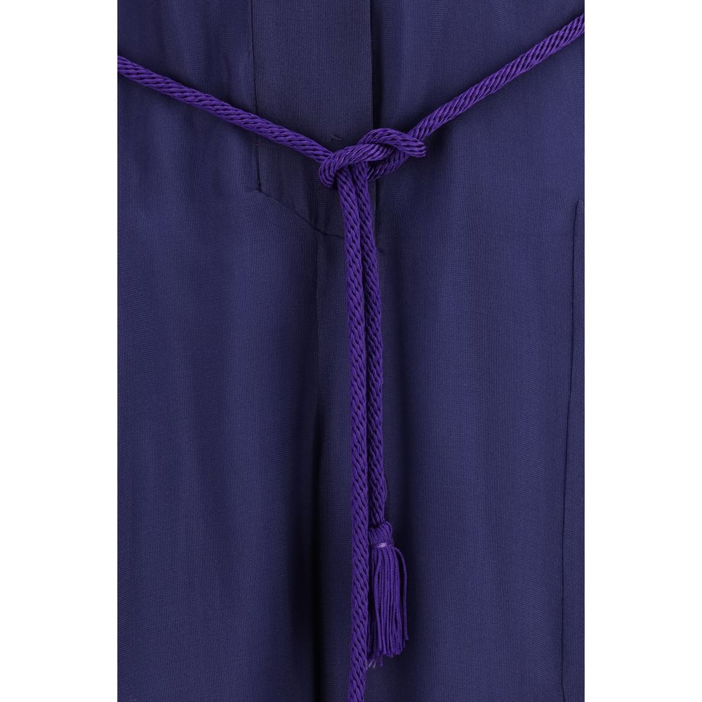 Giorgio Armani Blue Viscose Jumpsuit Giorgio Armani
