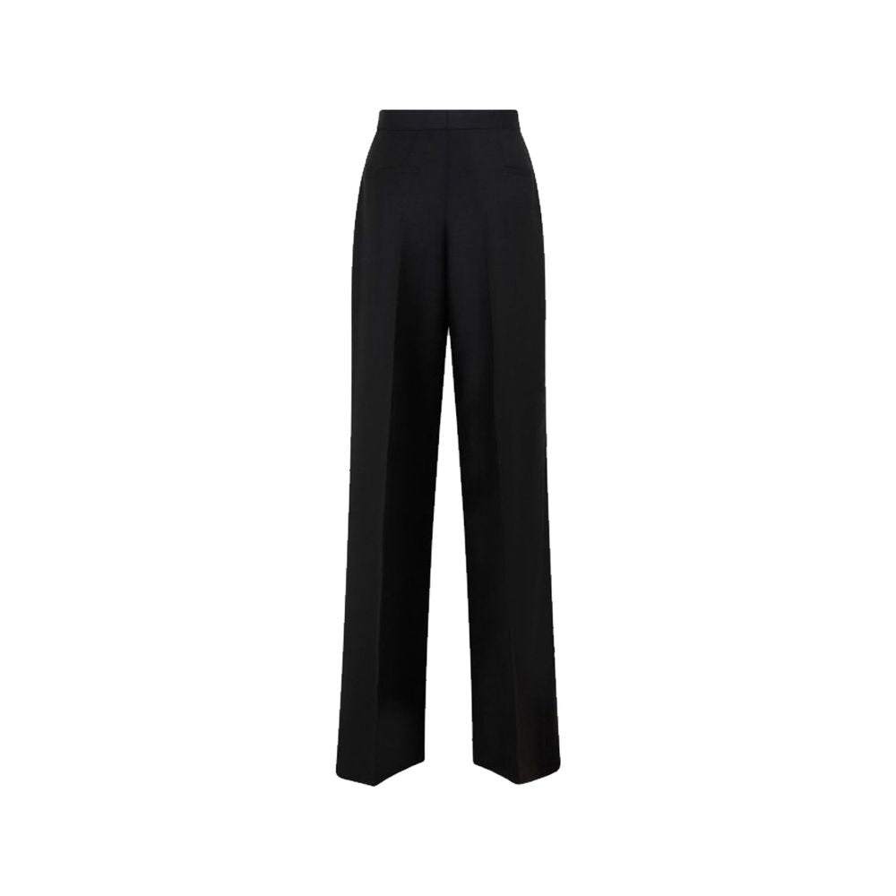 Prada Black Mohair Casual Pants Prada