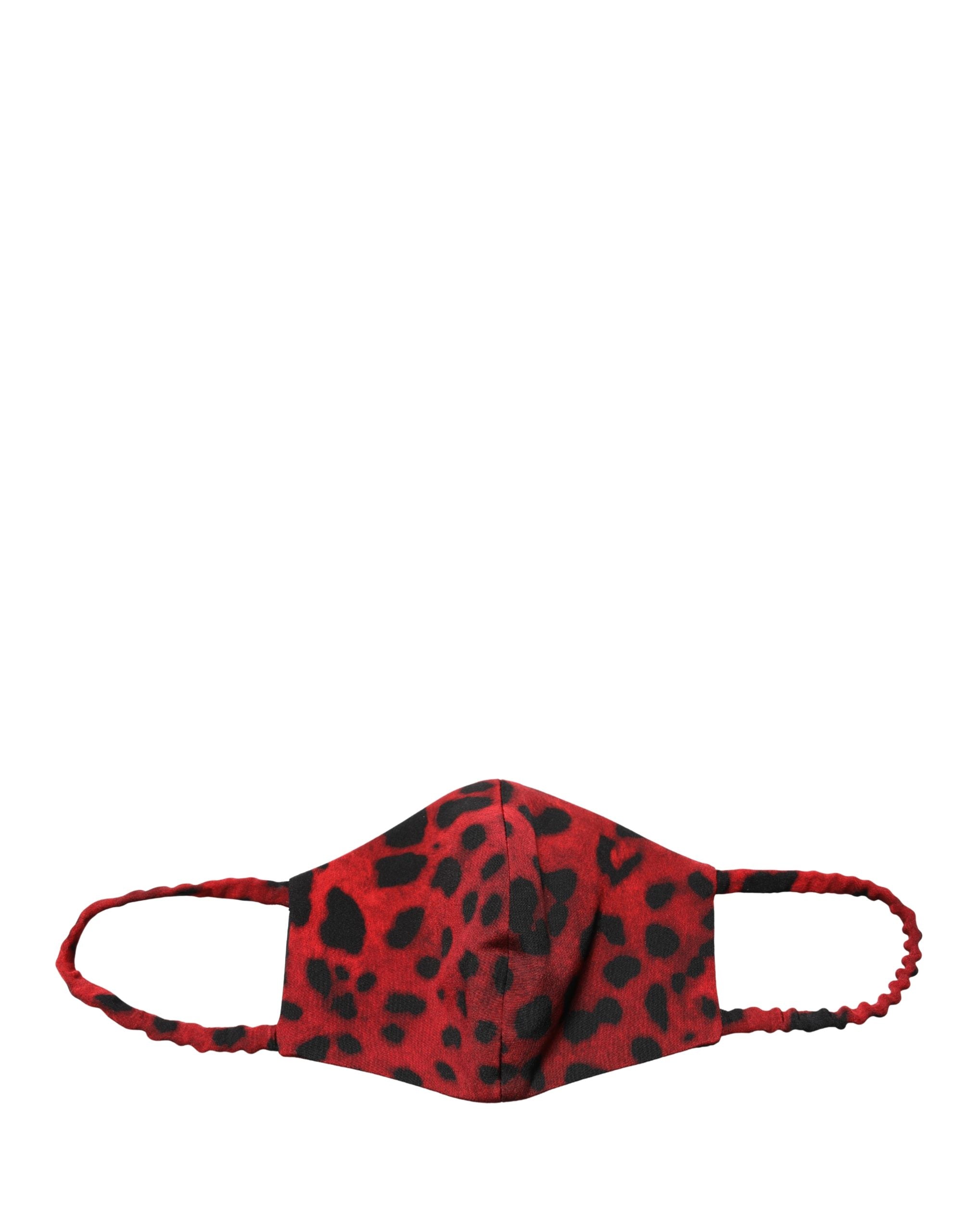 Dolce & Gabbana Red Leopard Print Sheath Long Sleeve Dress Dolce & Gabbana