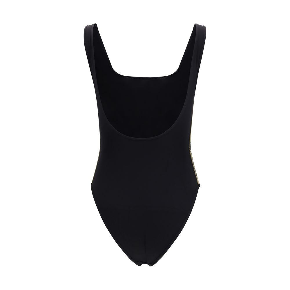 Burberry Black Polyamide One-Piece Swimsuit Burberry
