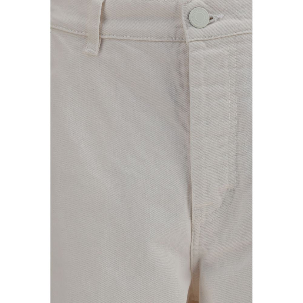 Ami Paris White Cotton Jeans Denim Ami Paris