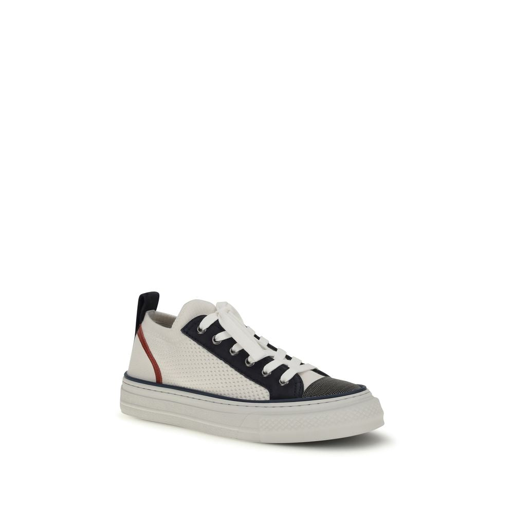 Brunello Cucinelli Multicolor Cotton Low Top Sneakers Brunello Cucinelli