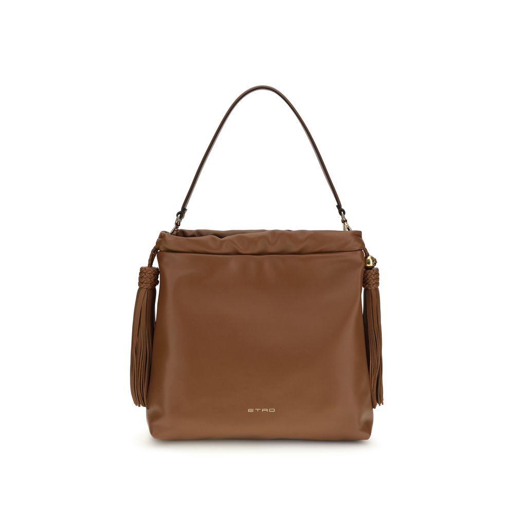 Etro Brown Lamb Ovis Aries Aries Shoulder Bag Etro