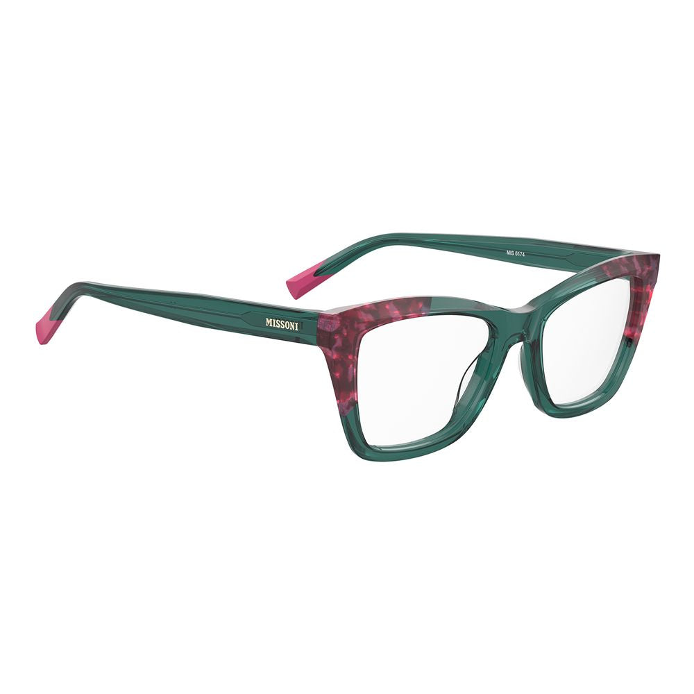 Missoni Turquoise Acetate Glasses (Frames) Missoni