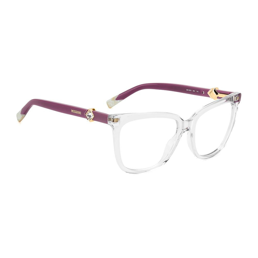Missoni Transparent Acetate Glasses (Frames) Missoni