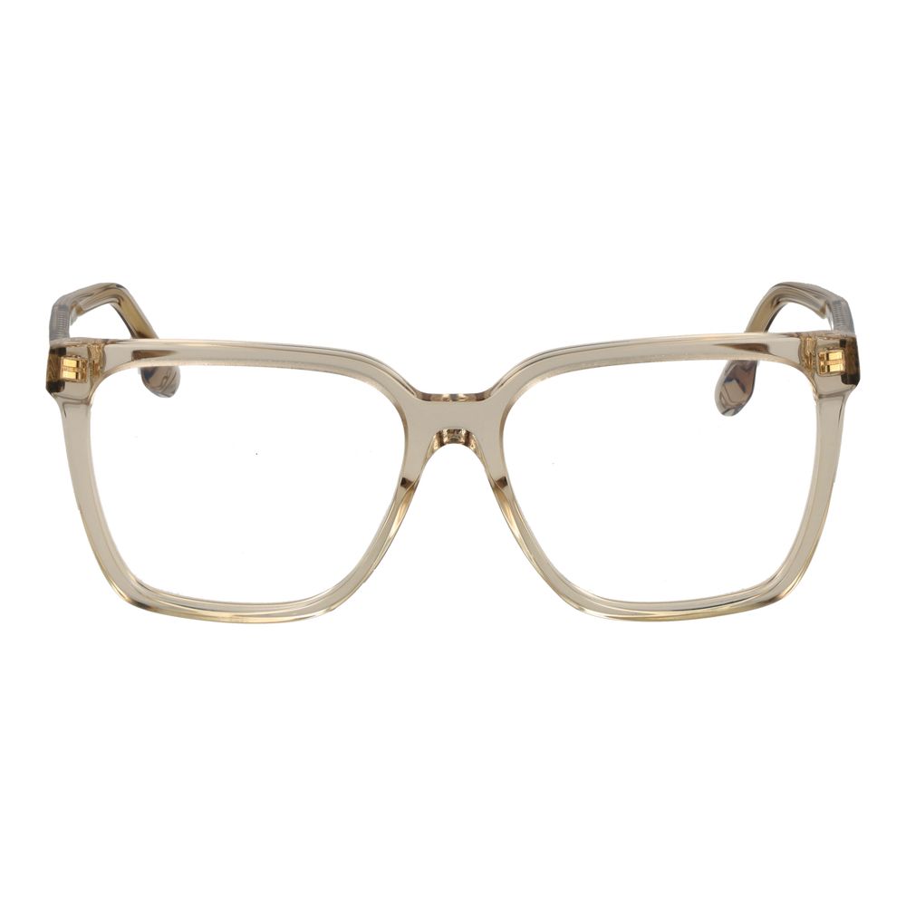 Victoria Beckham Beige Acetate Glasses (Frames) Victoria Beckham