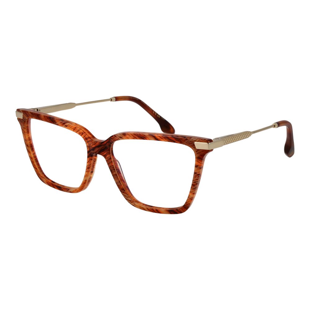 Victoria Beckham Orange Metal & Plastic Glasses (Frames) Victoria Beckham