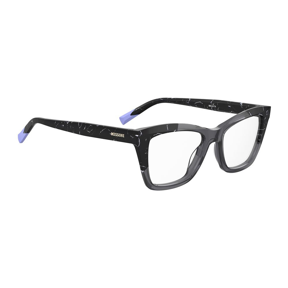 Missoni Gray Acetate Glasses (Frames) Missoni