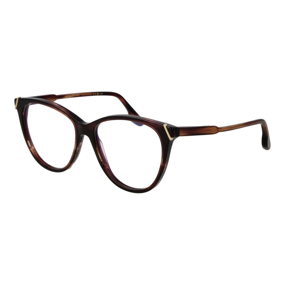 Victoria Beckham Brown Acetate Glasses (Frames) Victoria Beckham