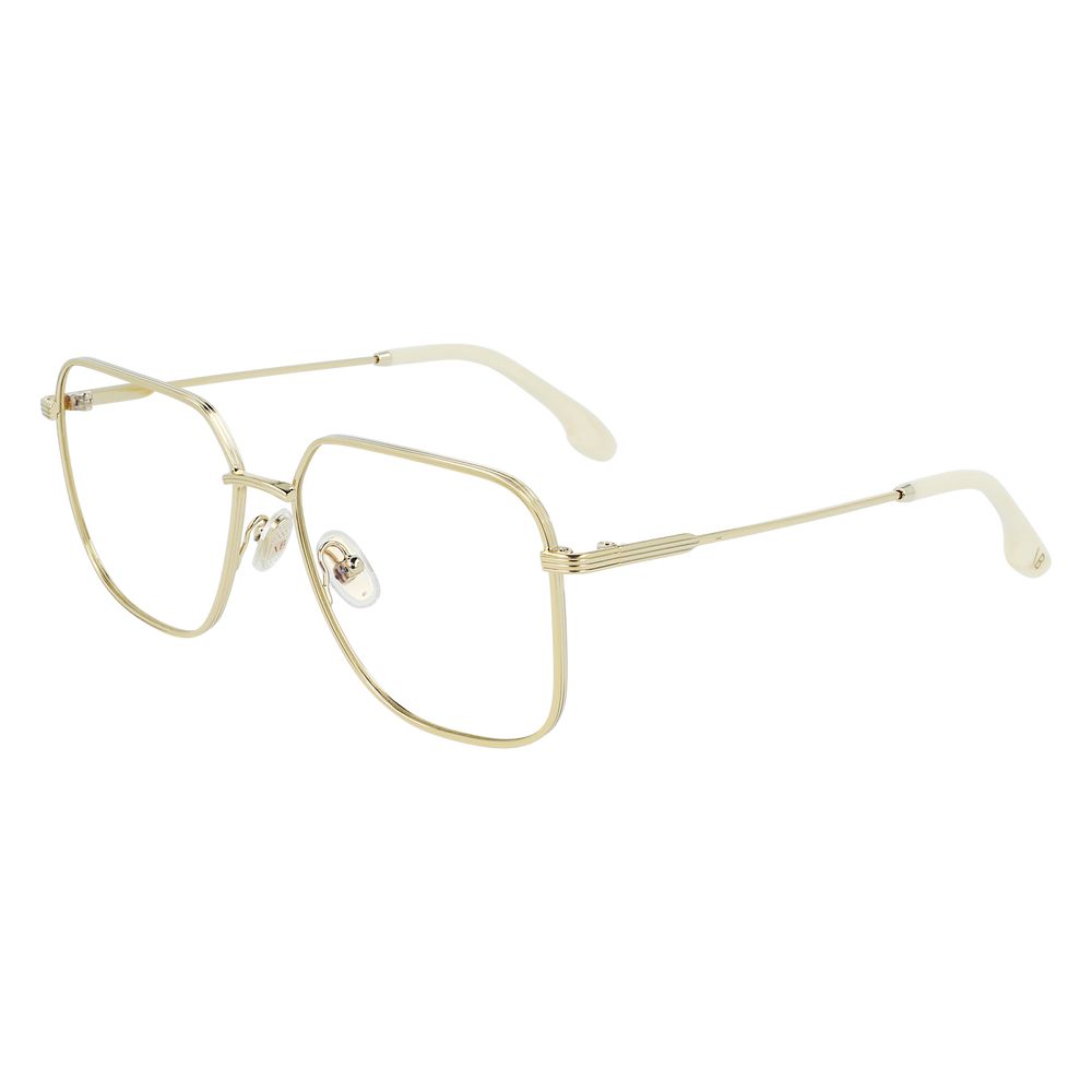 Victoria Beckham Gold Metal Glasses (Frames) Victoria Beckham