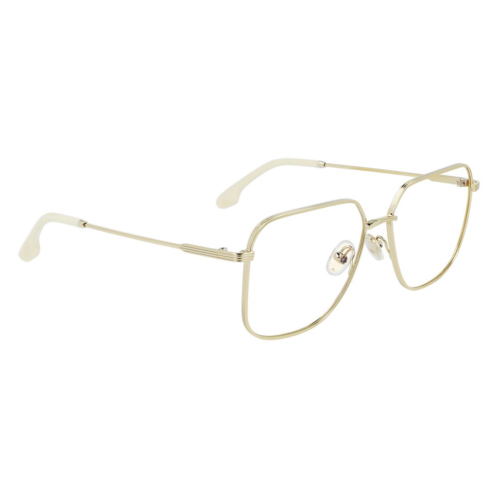 Victoria Beckham Gold Metal Glasses (Frames) Victoria Beckham