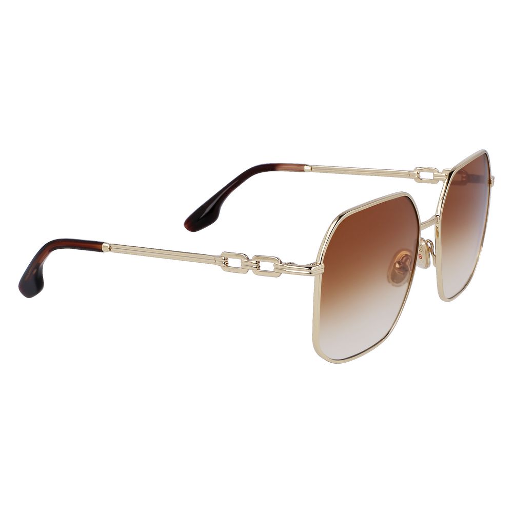 Victoria Beckham Gold Metal Sunglasses Victoria Beckham