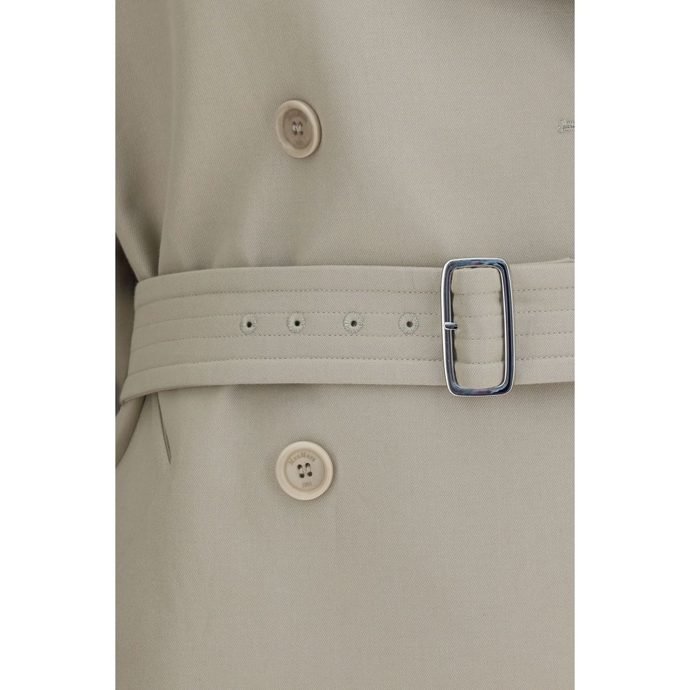 Max Mara Beige Cotton Trench Coat Max Mara
