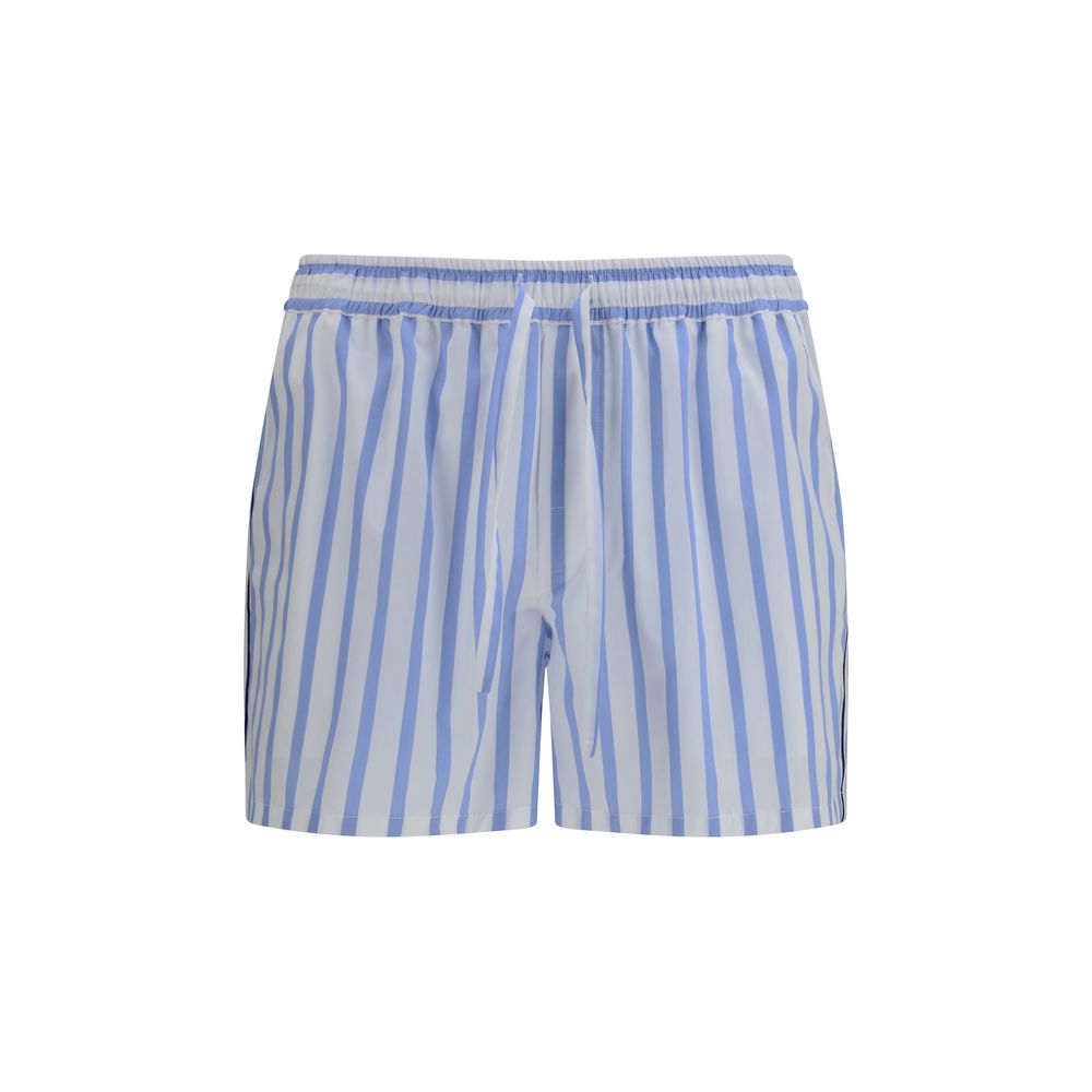 Dolce & Gabbana Blue Cotton Bermuda Shorts Dolce & Gabbana