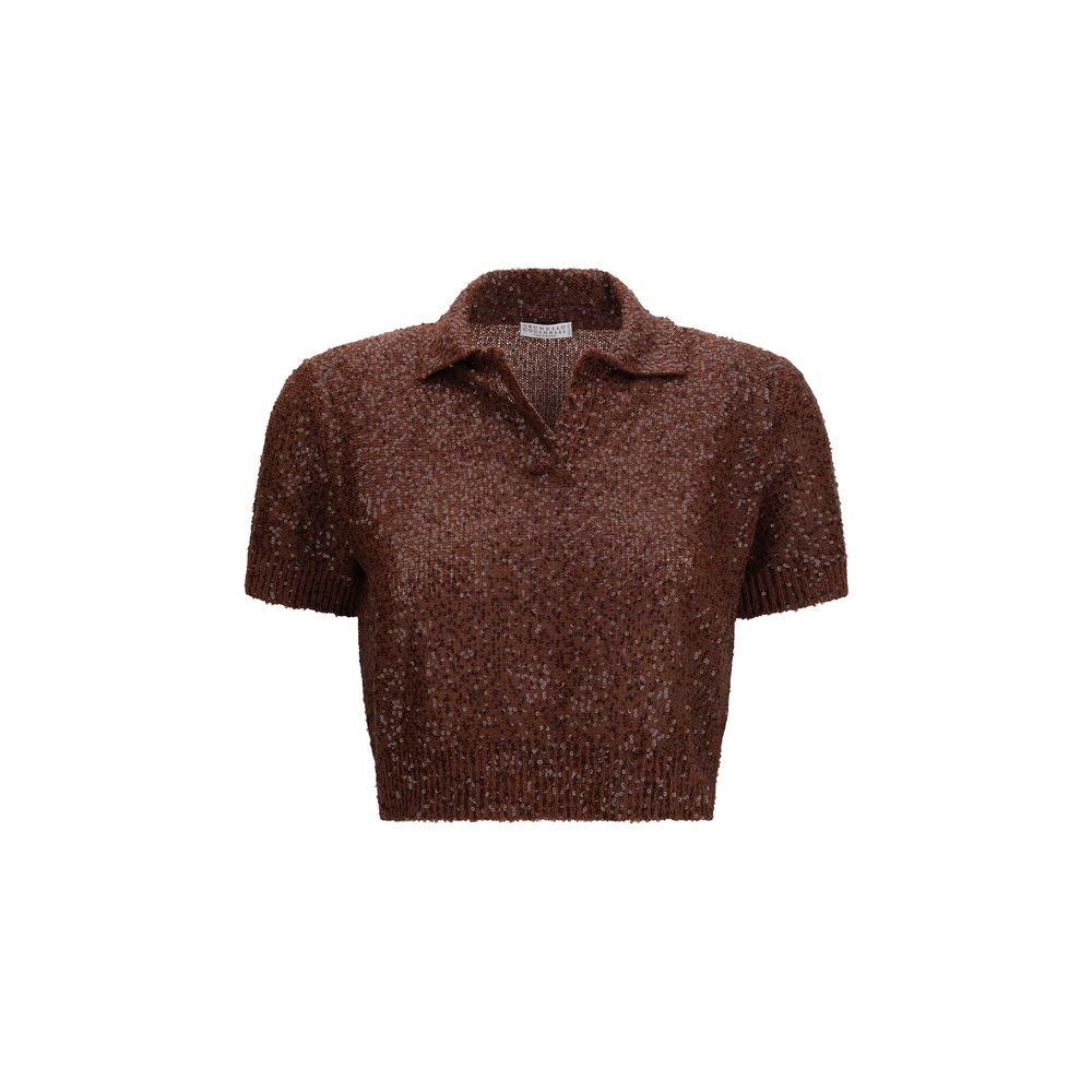 Brunello Cucinelli Bordeaux Linen Pattern Shirt Brunello Cucinelli