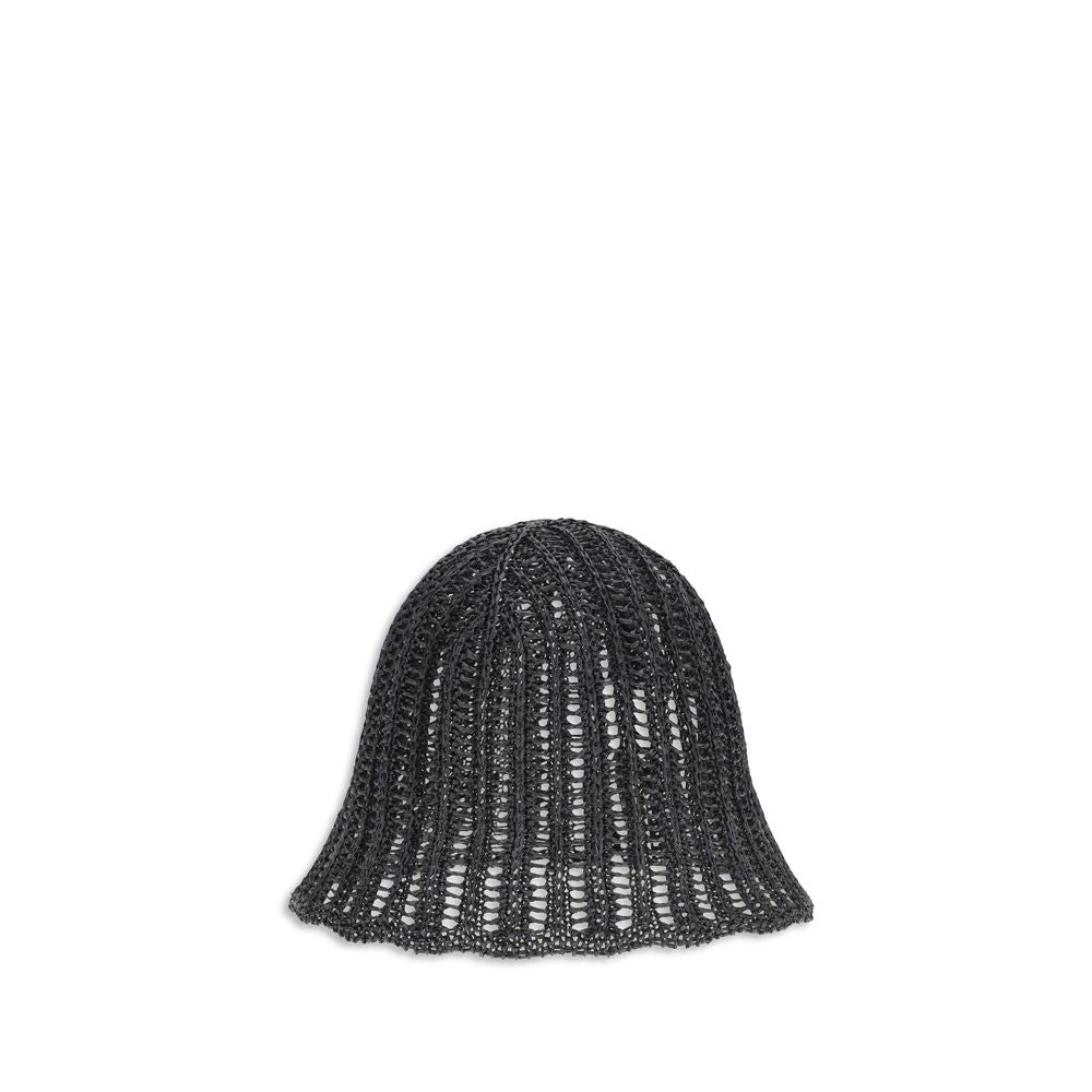 Brunello Cucinelli Black Polyamide Bucket Hat Brunello Cucinelli