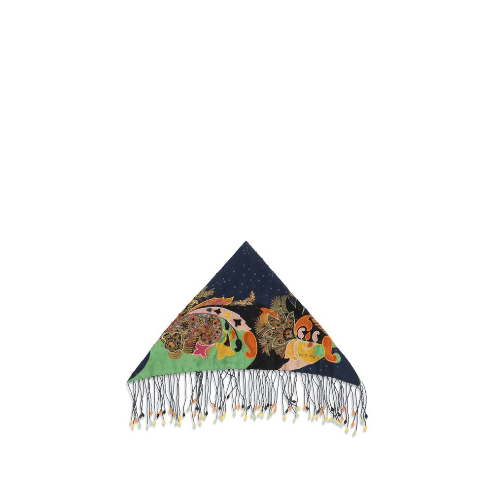 Etro Multicolor Silk Scarf Etro
