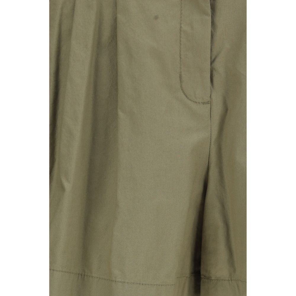 Max Mara Bicolor Cotton Bermuda Shorts Max Mara