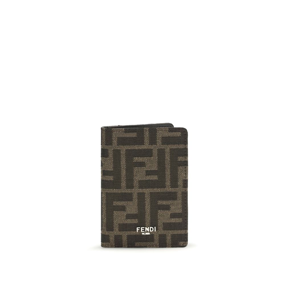 Fendi Brown Calf Leather Bos Taurus Wallet Fendi