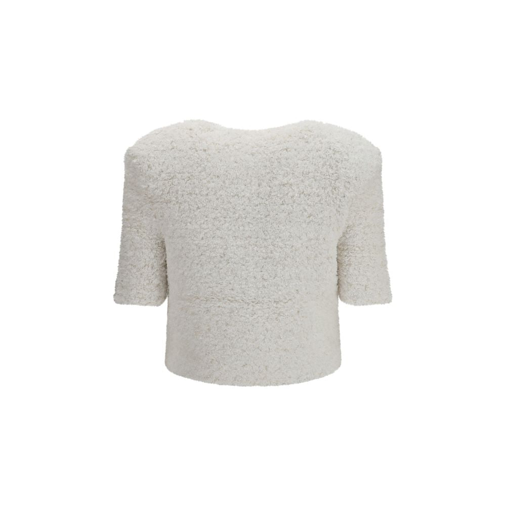 Balmain White Polyamide Cardigan Balmain