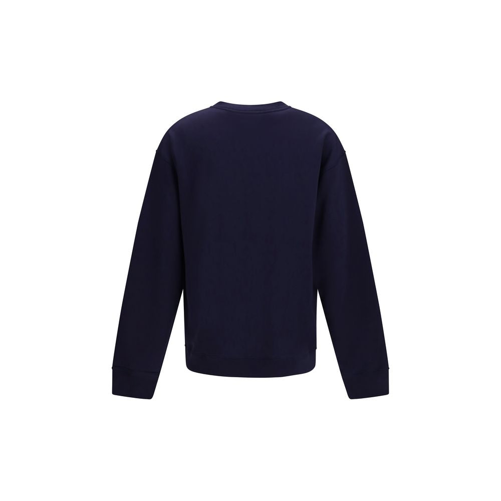 Balmain Blue Cotton Sweatshirt Balmain
