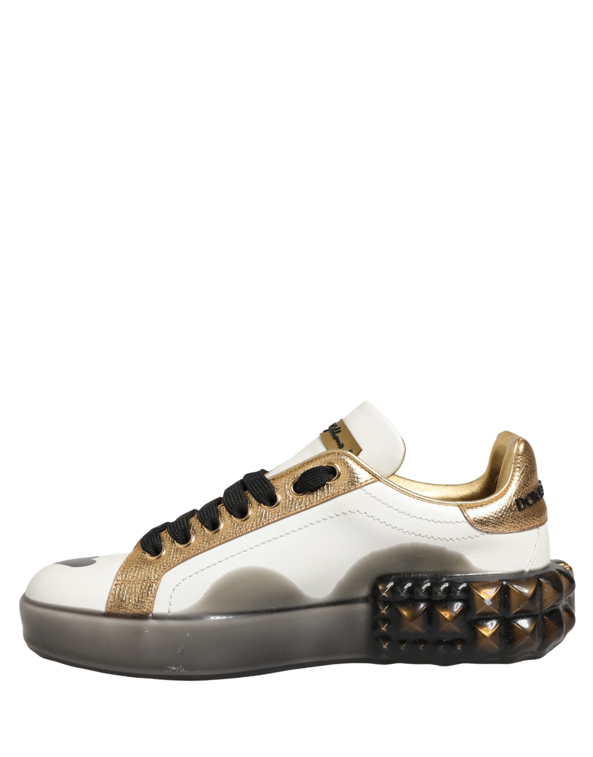 Dolce & Gabbana Multicolor Crystal StuddedLOVE Sneakers Shoes Dolce & Gabbana