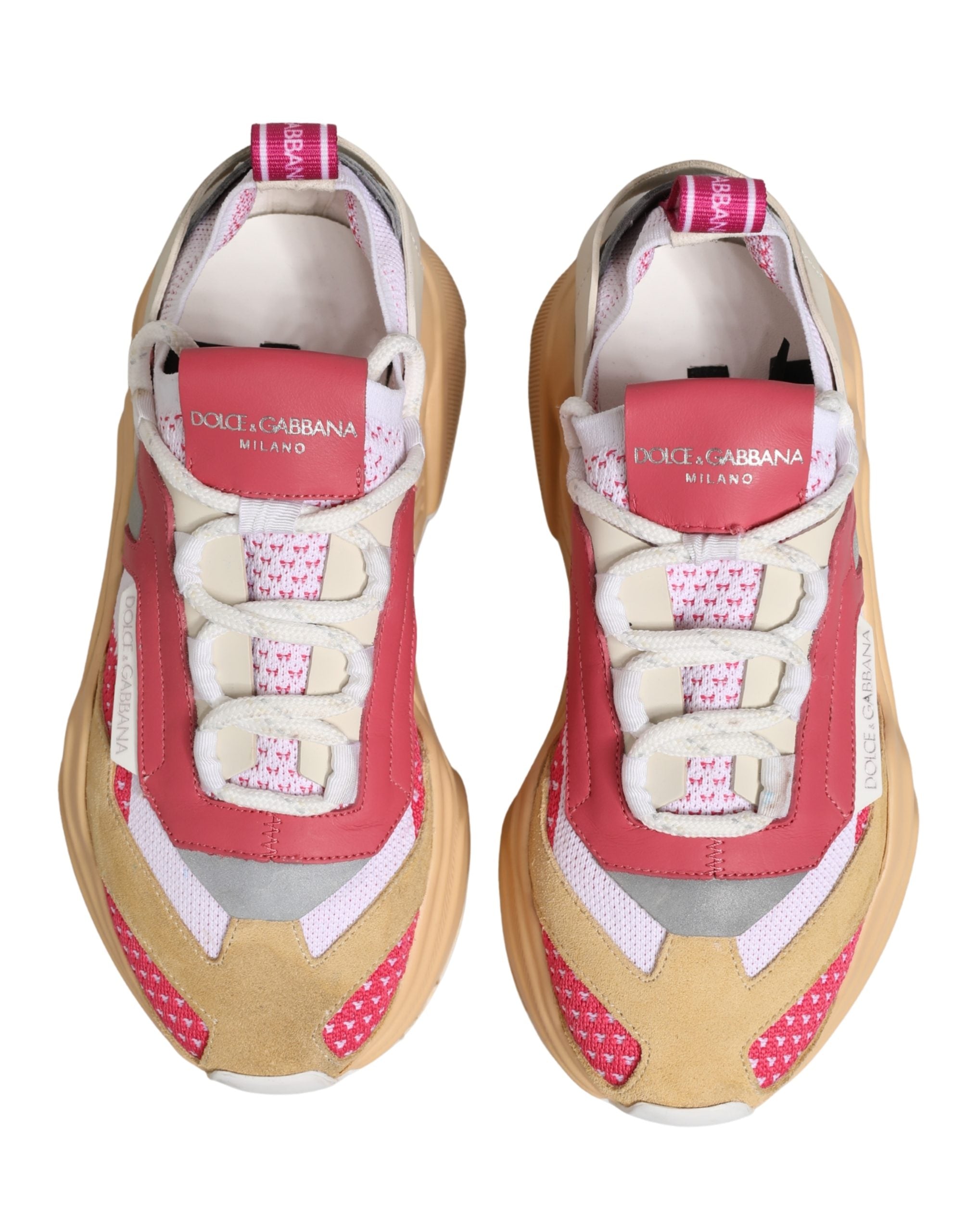 Dolce & Gabbana Multicolor Daymaster Low Top Sneakers Shoes Dolce & Gabbana