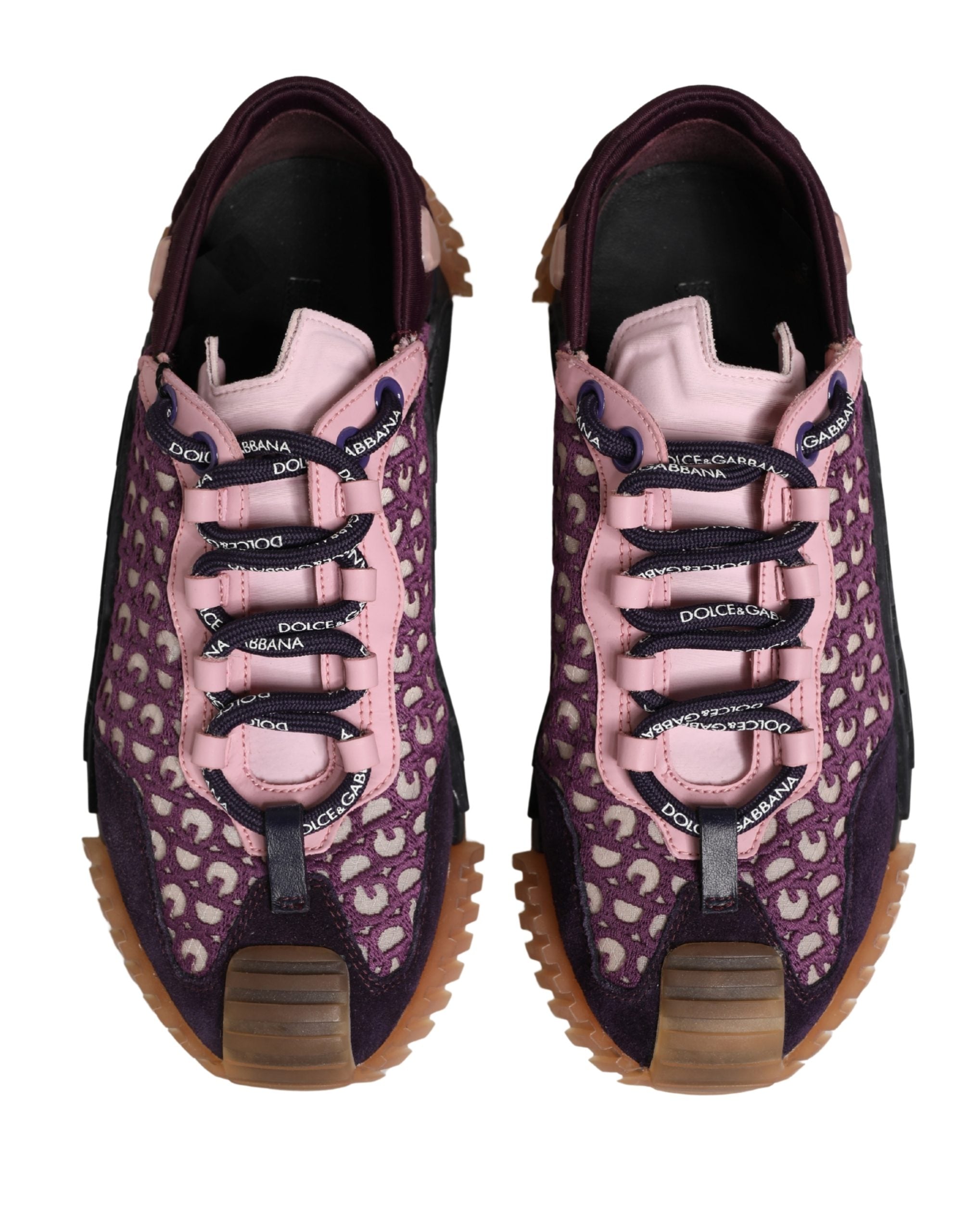 Dolce & Gabbana Multicolor Logo Low Top NS1 Sneakers Shoes Dolce & Gabbana
