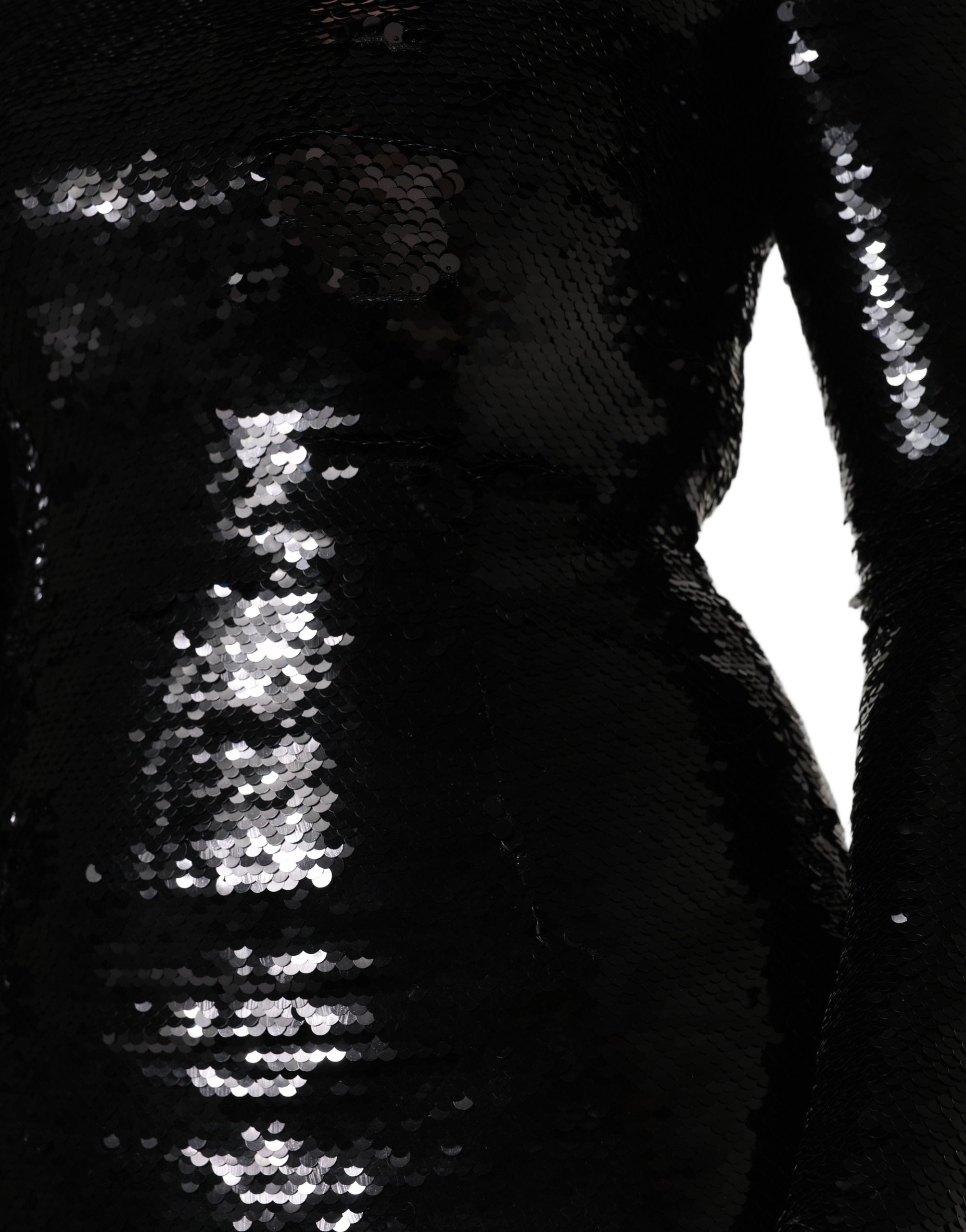 Dolce & Gabbana Black Bodycon Mermaid Sequinned Gown Dress Dolce & Gabbana