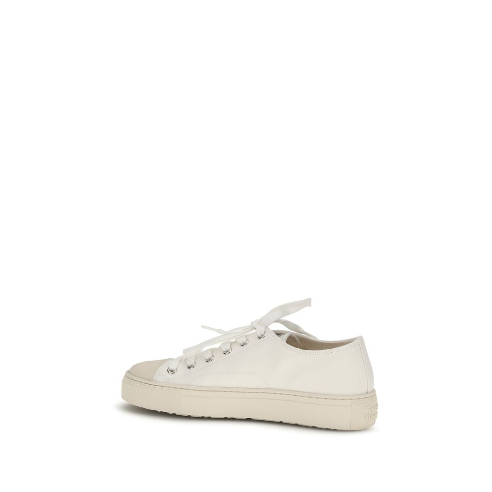 Vivienne Westwood White Fabric Low Top Sneakers Vivienne Westwood