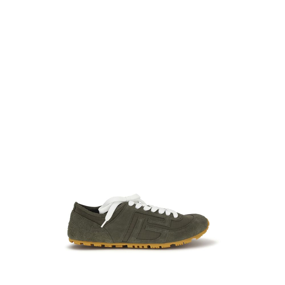 Balmain Bicolor Calf Leather Bos Taurus Athletic Sneakers Balmain
