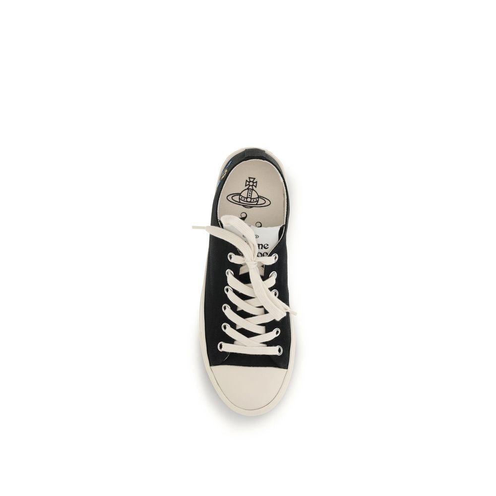 Vivienne Westwood Black Fabric Low Top Sneakers Vivienne Westwood