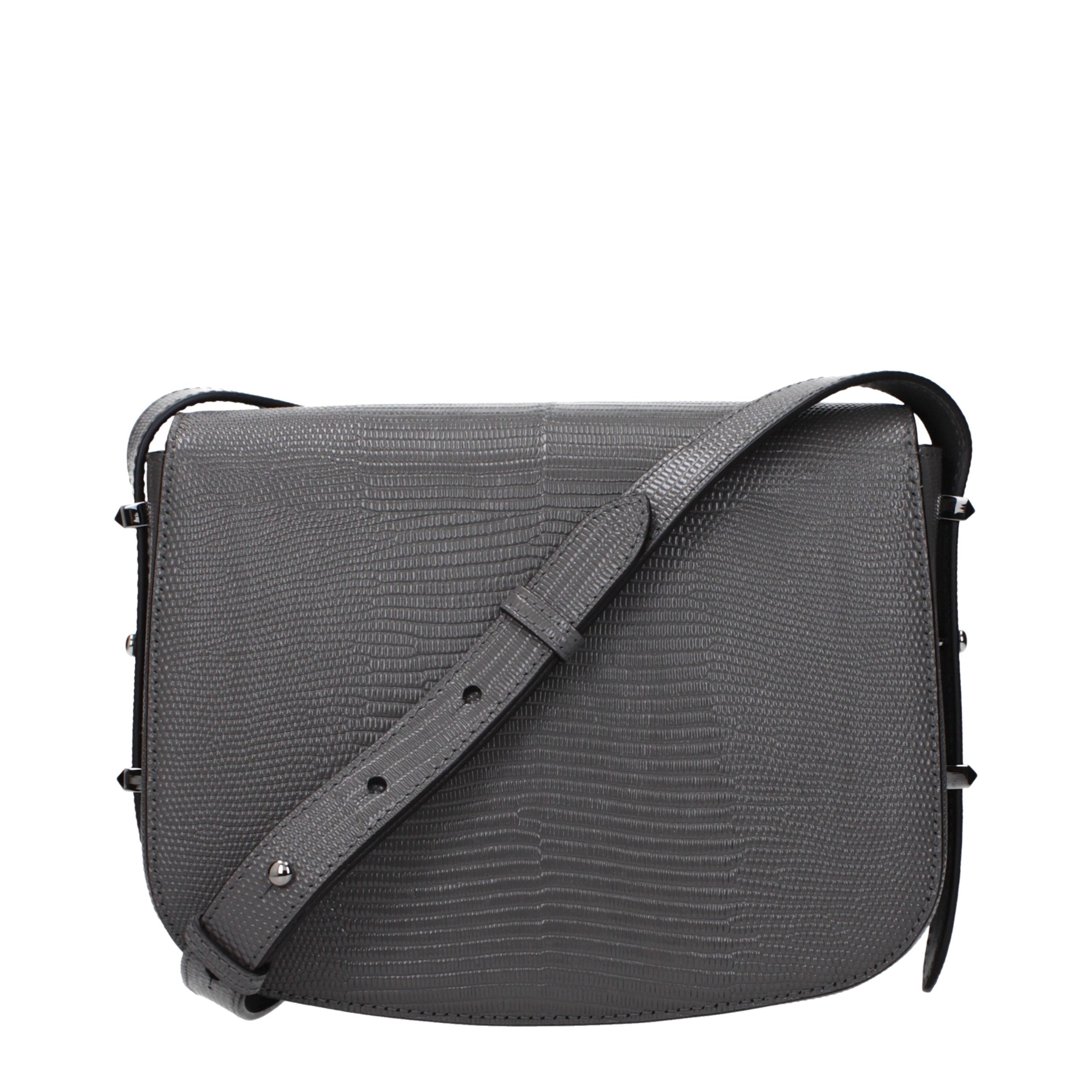 Jimmy Choo Gray Leather Crossbody Bag Jimmy Choo