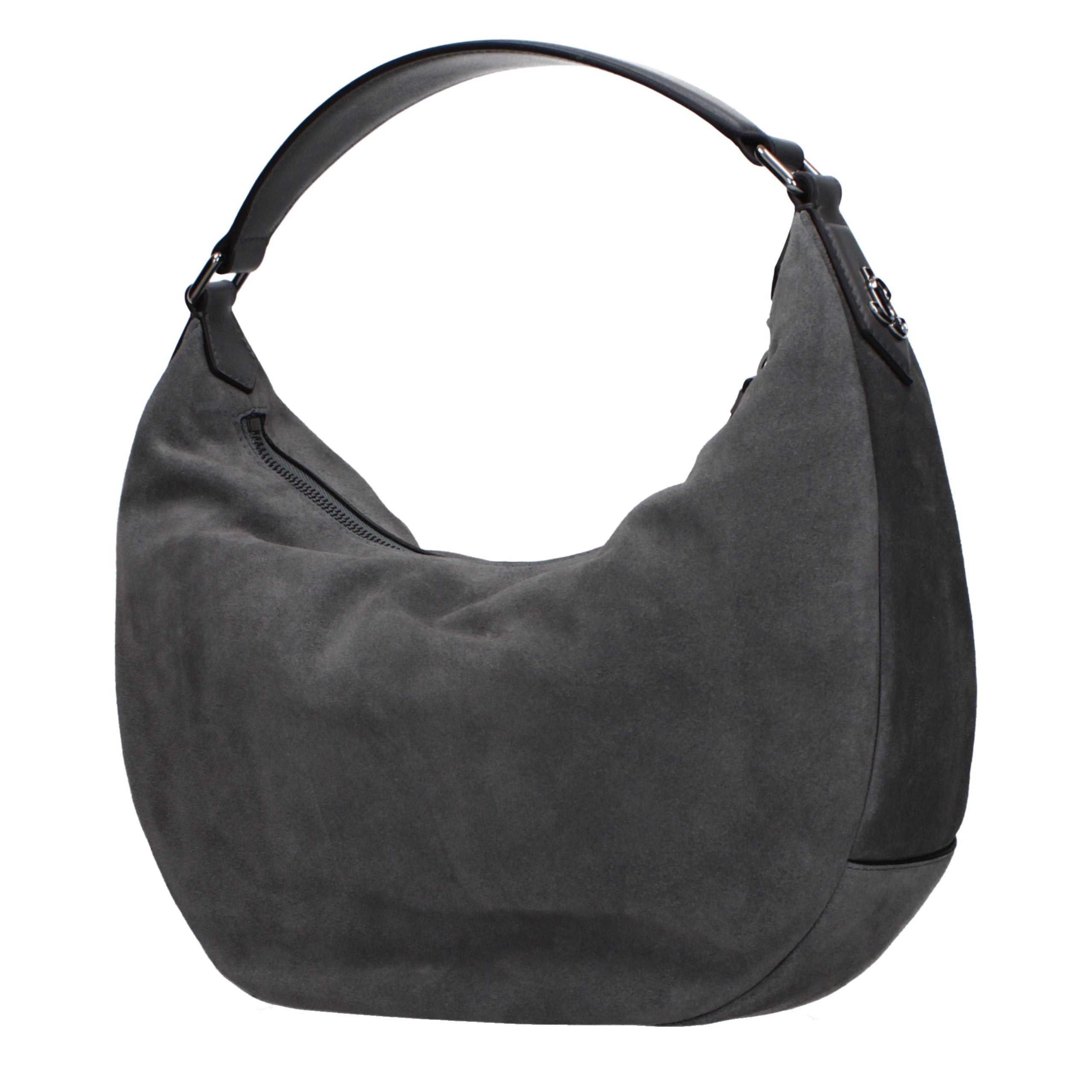 Jimmy Choo Gray Leather Shoulder Bag Jimmy Choo