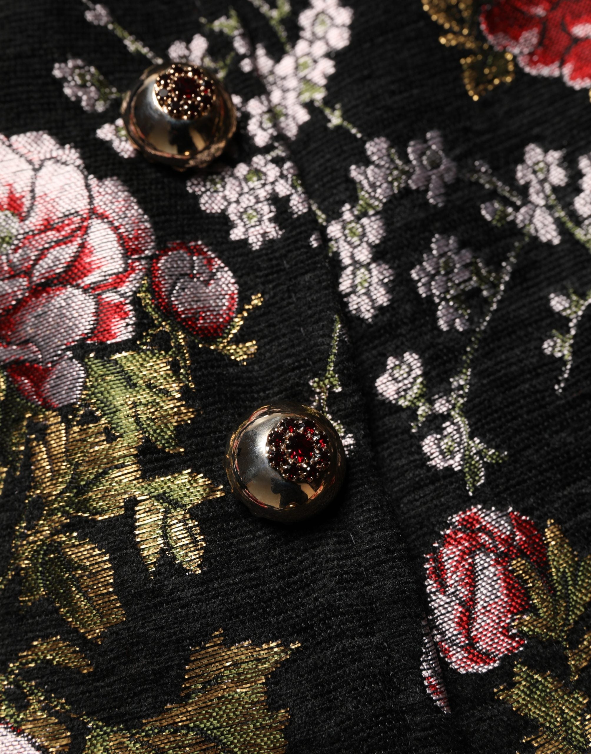 Dolce & Gabbana Multicolor Floral Brocade Blazer Jacket Dolce & Gabbana