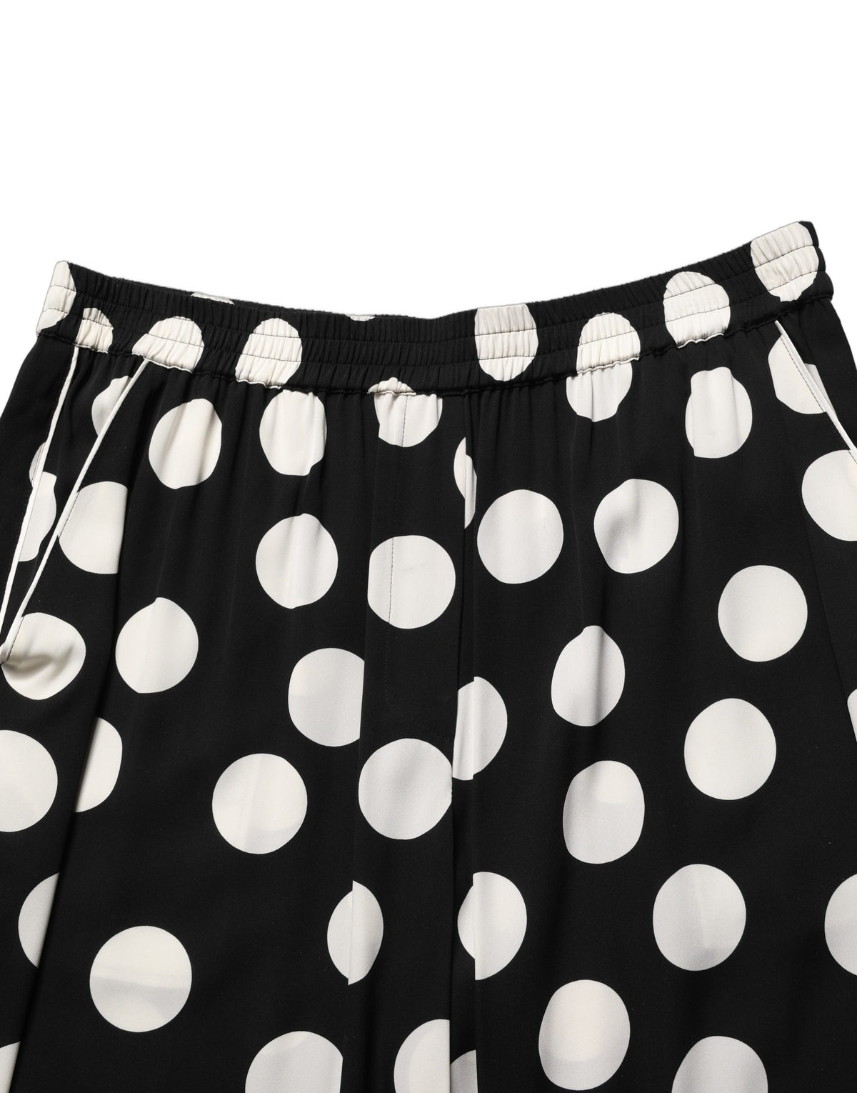 Dolce & Gabbana Black White Polka Dot Pajama 2 Piece Set Sleepwear