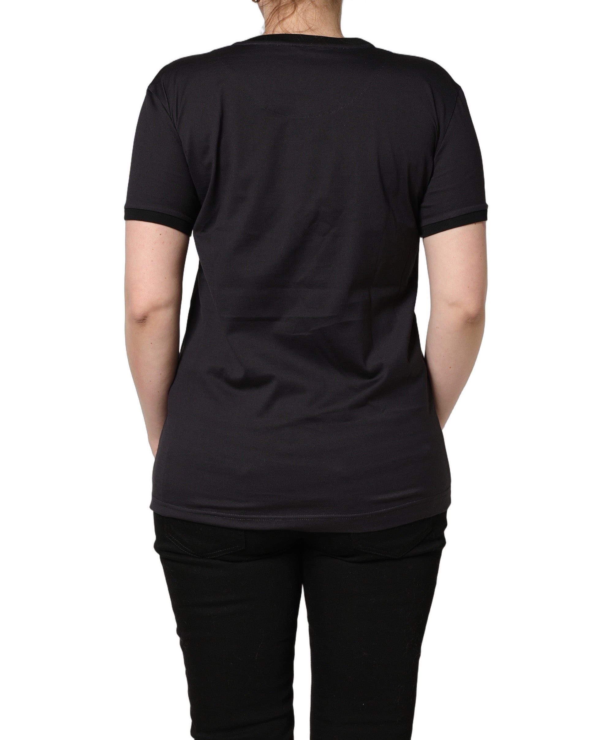 Dolce & Gabbana Black #IAMACHRISTMASTREE Print Cotton T-shirt Dolce & Gabbana
